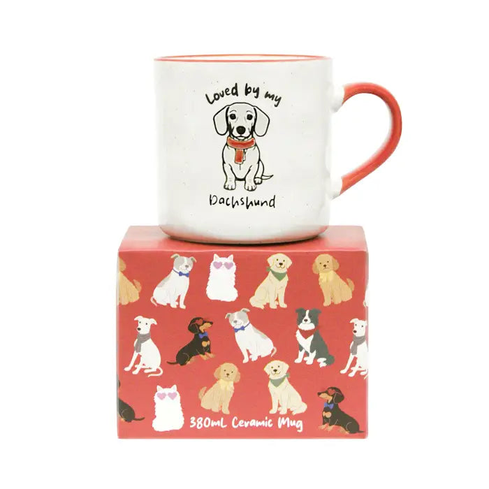 MUG LOVED BY MY - DACHSHUND