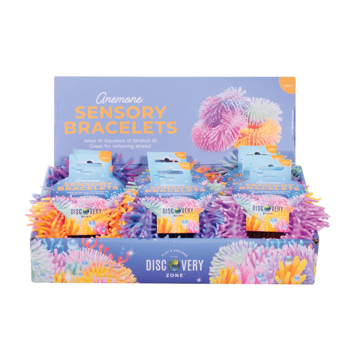 SENSORY ANEMONE BRACELETS 4ASST