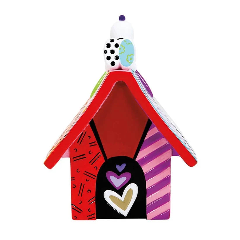 BRITTO SNOOPY'S DOG HOUSE FIGURINE