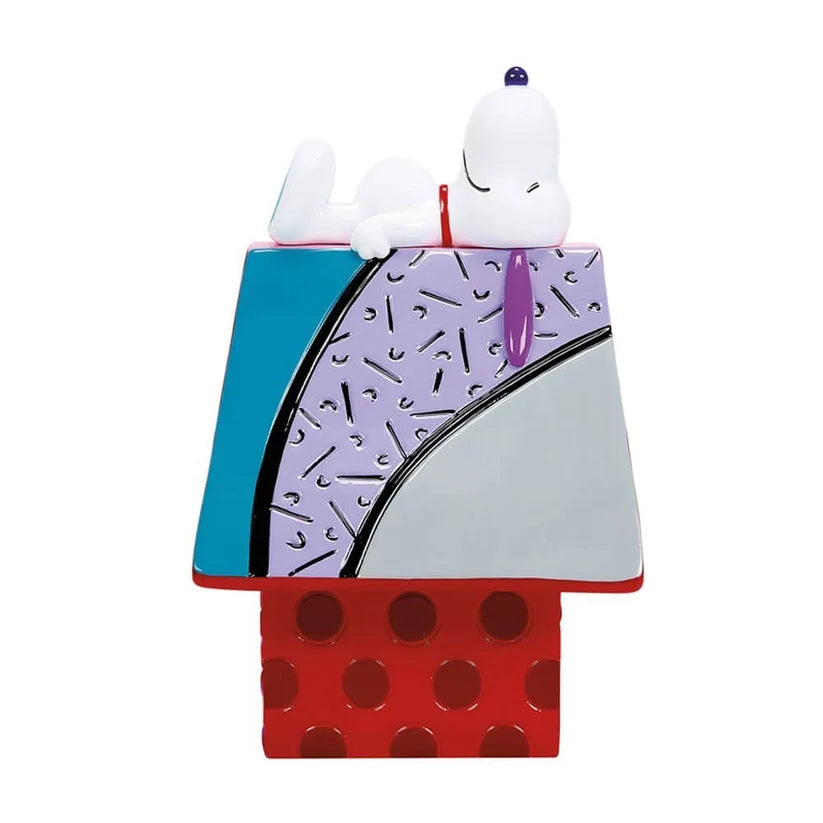 BRITTO SNOOPY'S DOG HOUSE FIGURINE