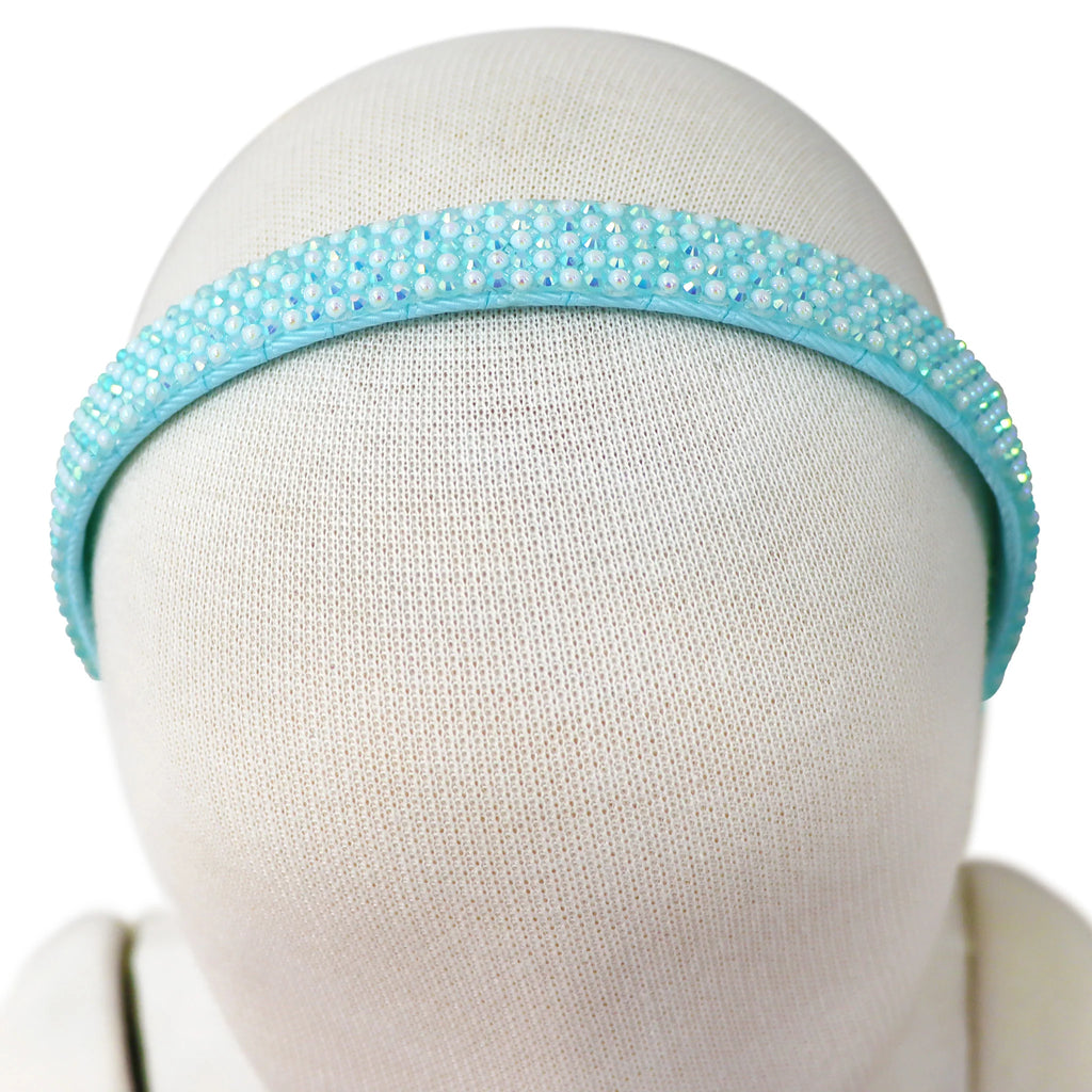 PINK POPPY - PEARL RHINESTONE HEADBAND