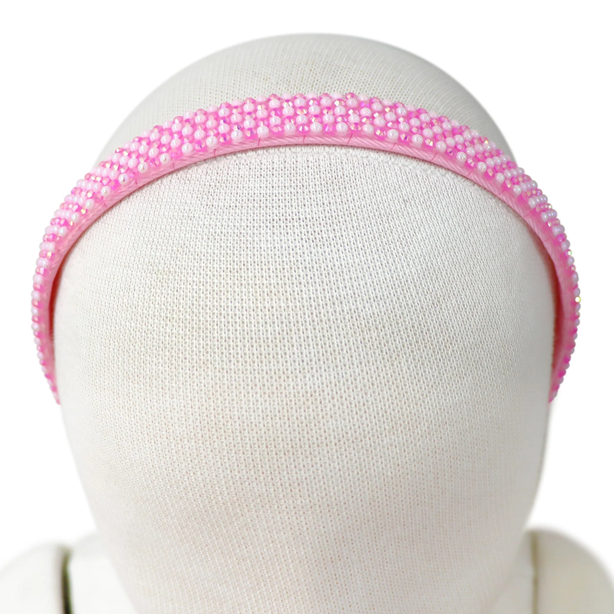 PINK POPPY - PEARL RHINESTONE HEADBAND