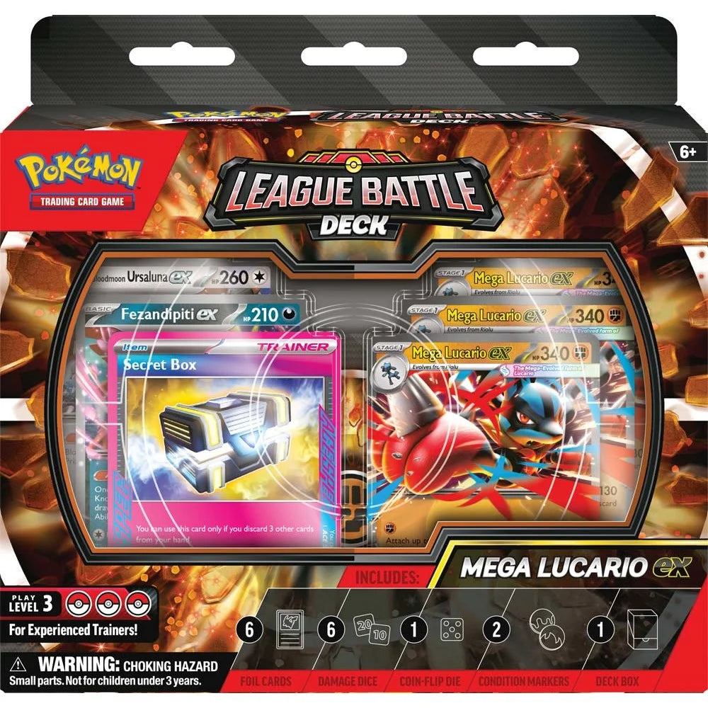 ASCENDED HEROES MEGA EMBOAR EX BOX & LEAGUE BATTLE DECK BUNDLE