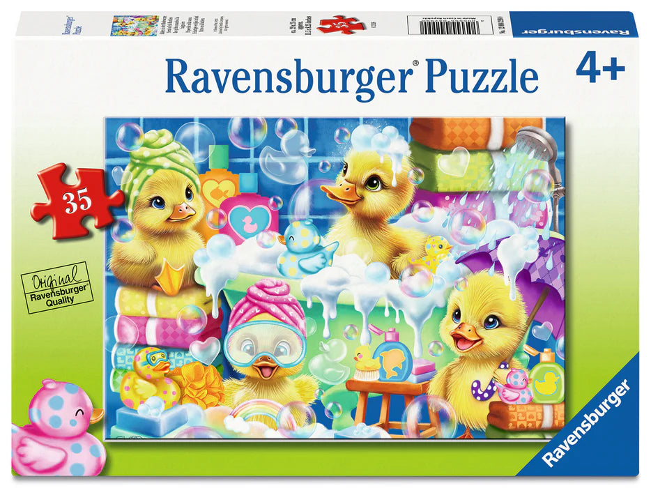 RAVENSBURGER PUZZLE SCRUB A DUB DUCKIES 35 PIECE