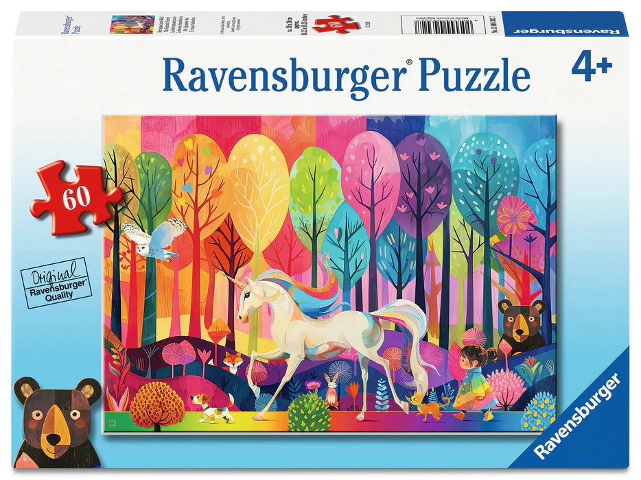 RAVENSBURGER PUZZLE THE FANTASTIC FOREST 60 PIECE