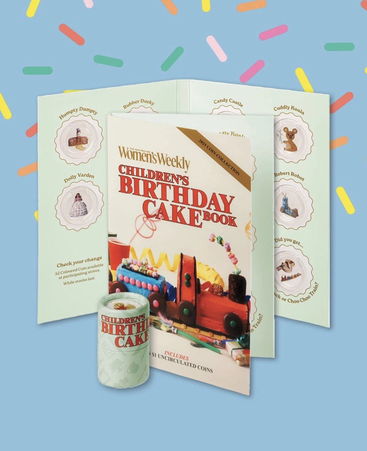 WOMENS WEEKLY COIN FOLDER + 10 COINS