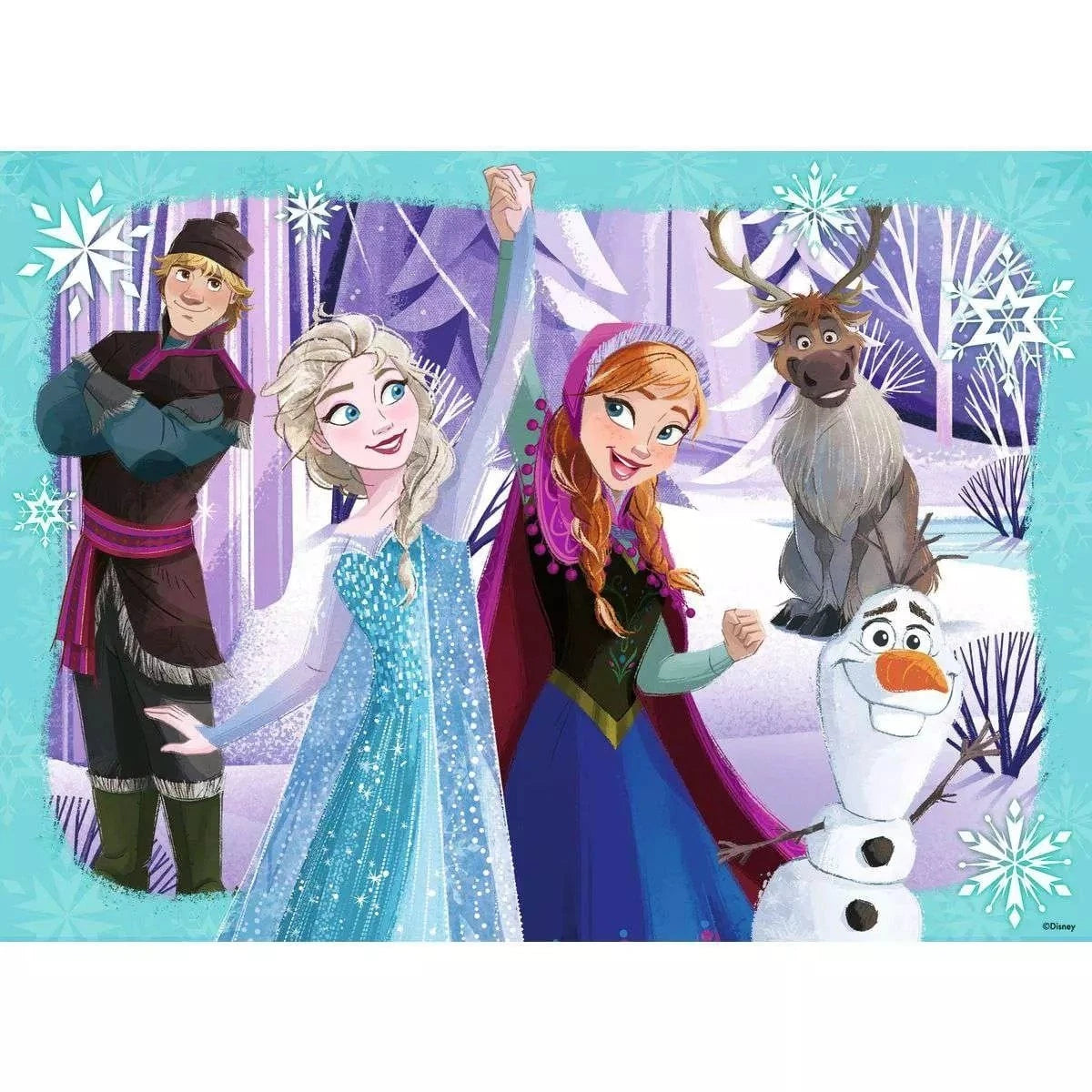 RAVENSBURGER PUZZLE FROZEN BUMPER PUZZLE PACK 4X100