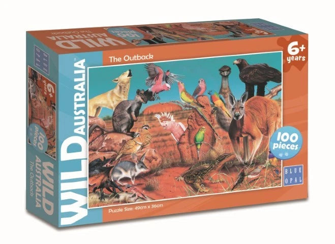BLUE OPAL WILD AUSTRALIA THE OUTBACK 100 PIECES