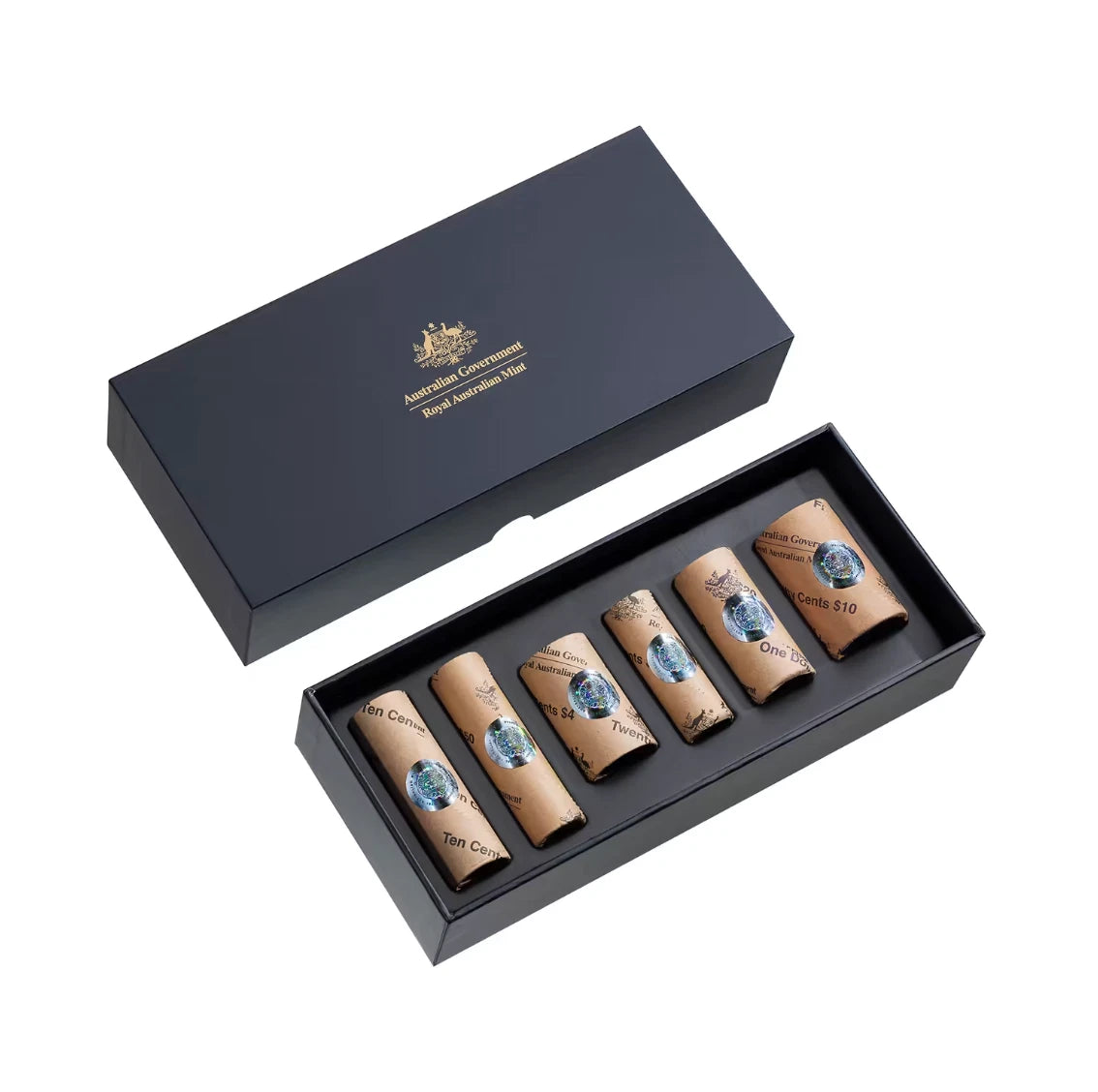 2026 Coin Roll Set Premium Royal Australian Mint 5c 10c 20c 50c $1 $2