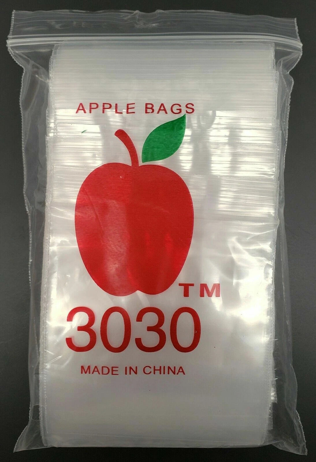 3030 ZIP LOCK PLASTIC BAG