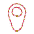 PINK POPPY - FAIRY DELIGHT BEADED NECKLACE/BRACELET SET