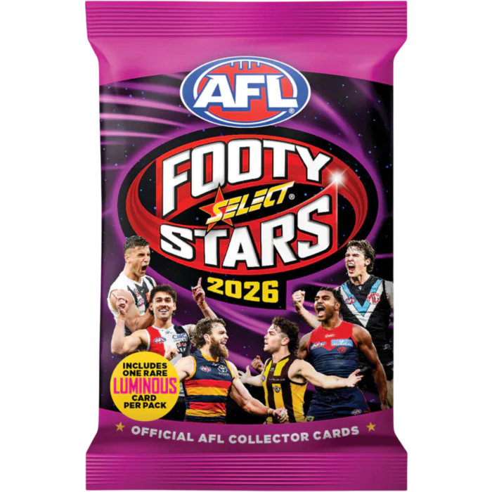 2026 AFL FOOTY STARS CARDS SEALED BOX