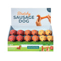 NEON STRETCHY SAUSAGE DOG 3 ASST