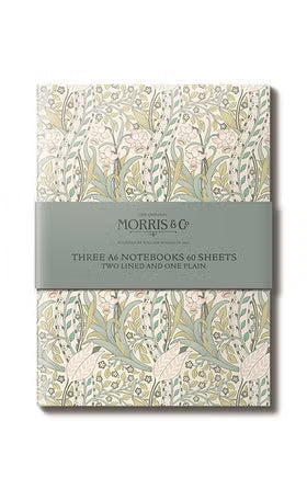 William Morris 3 x A6 Notebook Set